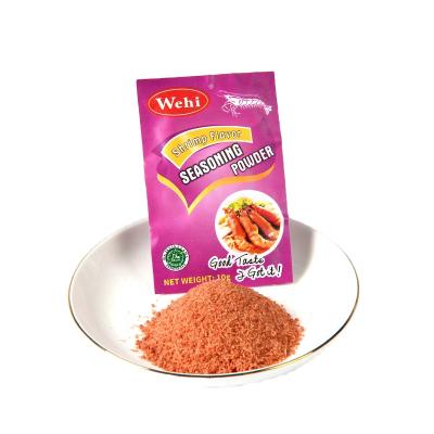 China Africa Dry Cooking Condiments 10 Gram Shrimp Seasoning Powder With Halal Certificate for sale