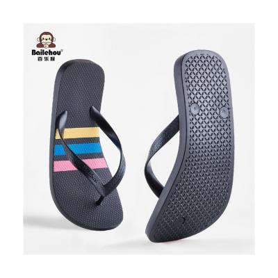 China New Arrival Breathable Casual Beach Leather Rubber Sandals For Men Slipper/Mens Slipper Antiskid Flip Flops PU Outdoor Sandal For Summer for sale