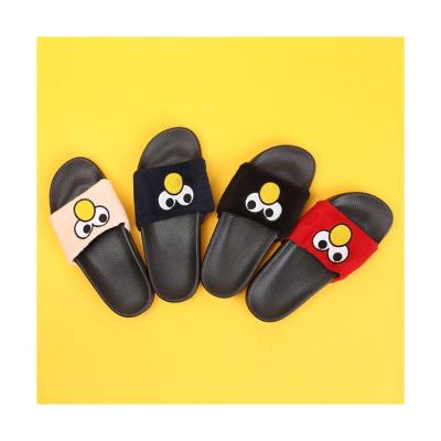 China Breathable Fashion Popular Women Plus Size PVC Home Slippers Girls Cartoon Animal Shoes Thick Sole Slider for sale