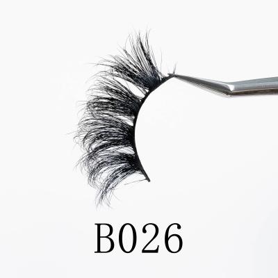 China Natural Fluffy Eyelash Manufacturer Wholesale 25mm Mink Eyelashes Handmade 5D Mink Eyelashes for sale