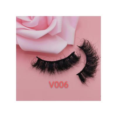 China Factory Direct Selling Natural Fluffy 5D Mink Eyelashes 100% Real Handmade 5D Mink Fur Eyelashes for sale