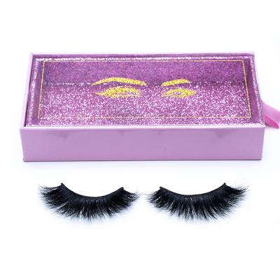 China New Design Natural Fluffy 5D Real Mink Eyelashes Wholesale 100% Faux Mink Fur Eyelashes for sale