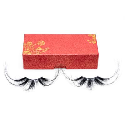 China Guarantee Quality 5D Mink Lashes Natural Fluffy Eyelashes Seller Natural Fluffy Mink Fur Eyelashes for sale