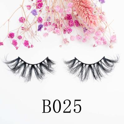 China Natural Fluffy Eyelash Manufacturer Wholesale 25mm Mink Eyelashes Handmade 3D Mink Lashes for sale