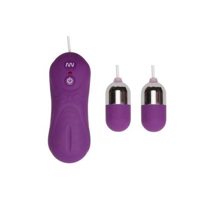 China Hot Selling High Quality ABS USB Charging Waterproof 16 Frequency Double Jump Love Vibrator Egg for sale