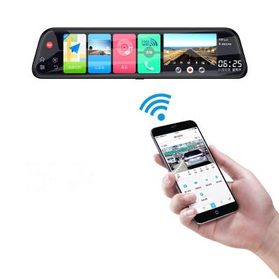 China WiFi GPS Cam Dash Rearview Mirror 4G Android 8.1 Car DVR 12