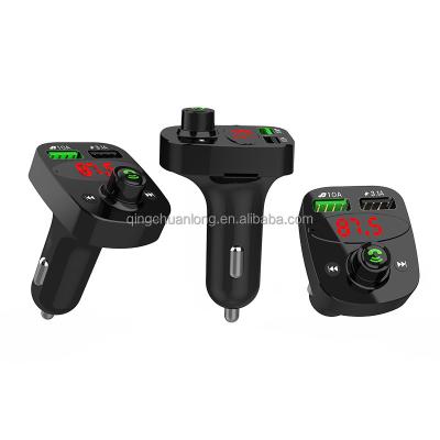 China Hot Selling Hands-free Car Charger Hands-free Car MP3 Player Phone Call Dual Usb FM Wireless Dual Usb For Car for sale