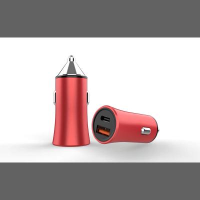 China Hot-selling Signal Stabilization Contract New And Convenient Quick Phone Usb Car Charger Fast Phone Charger 2 Port Type C Dual C For Russia for sale