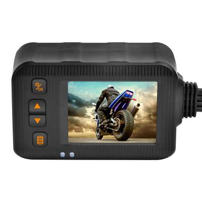 China New European and American industrial style design motorcycle camera 1080P waterproof outdoor lens 2' dual cable remote control motorcycle for sale