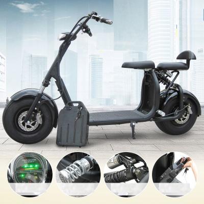 China 2021 Ny Motorsykler Citycoco Voksen Design Raskt Kraftig Kina Engros 1500/2000W Unisex Elektrisk Scooter for sale