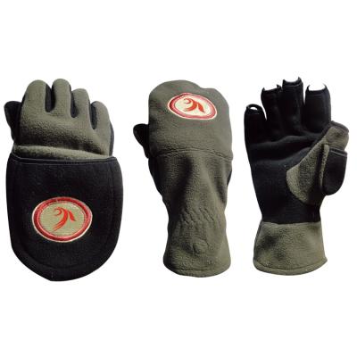 China fleece army color hunting half finger SPORTS GLOVE YCH-002 for sale