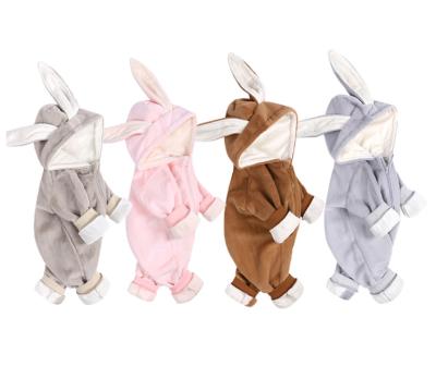 China Autumn And Winter Ha YI Rabbit Ear Clothes Breathable Baby Rising Plush Toddlers Warm Ha YI for sale