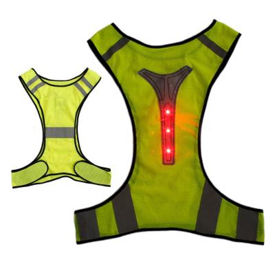 China High Quality Flashing High Strength Flash Size LED Hi Safety Led Vest for sale