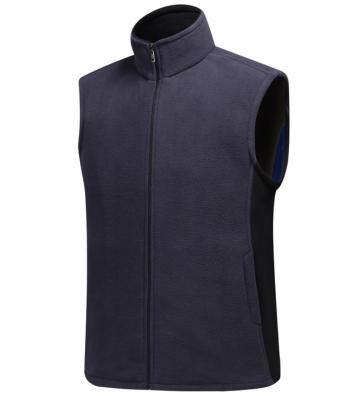 China Lightweight Mens Breathable Full-Zip Fleece Workwear Vest for sale