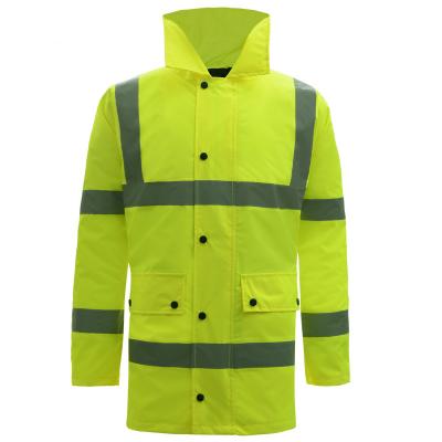 China Water Render Hi Strength Mens Road Safety Jacket With Resistant Reflective Tape for sale