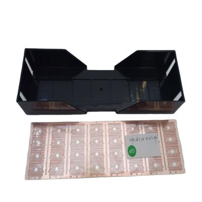 China OEM C194 Stamping SMD Lead Frame With AG Spot Plating LED Lead Frame Material: C194 à venda