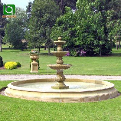 China EUROPEAN Outdoor Natural Marble Water Fountain Garden Pool Water Fountain for sale