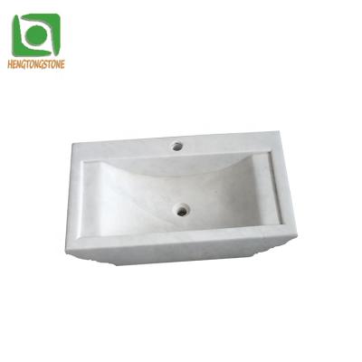 China Modern White Marble Sink Sculpture Marble Basin Sculpture for sale