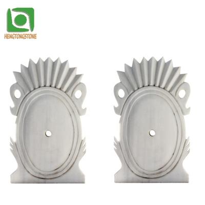 China Modern Natural White Marble Small Size Abstract Sculpture for sale