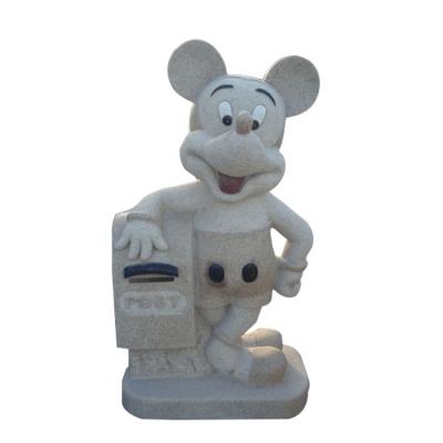 China Mickey Mouse Mail Box Modern Marble Sculpture for sale