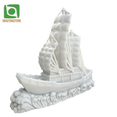 China small modern marble navigation sculpture for home decor for sale