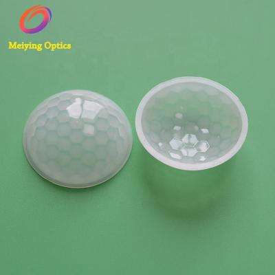 China For human body sensing infrared HDPE pir material fresnel lens, dome fresnel lens for ceiling light 8605-2B for sale