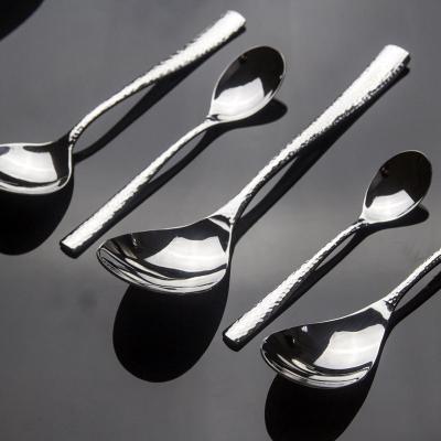 China Sustainable Luxury Knife Spoons And Fork Flatware Set Elegant Stainless Steel Flatware Sets for sale