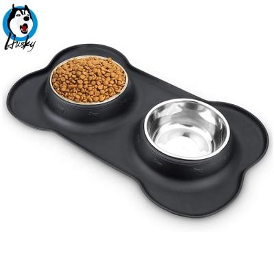 China Sustainable Water Container For Dogs Treat Drinking And Steel Bowl for sale