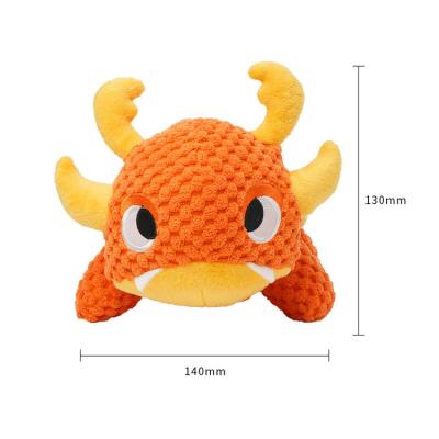 China Multi Viable Plush Chinese Mythology Stuffed Plush Filled Dog Pet Chew Toy With Squeakers for sale