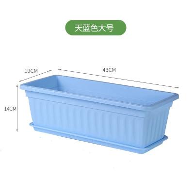 China Modern Rectangle Flowerpot Marble Colorful GRC Planter Using Metal Boal Plastic Outdoor Pot Cheapest Factory Price From China for sale