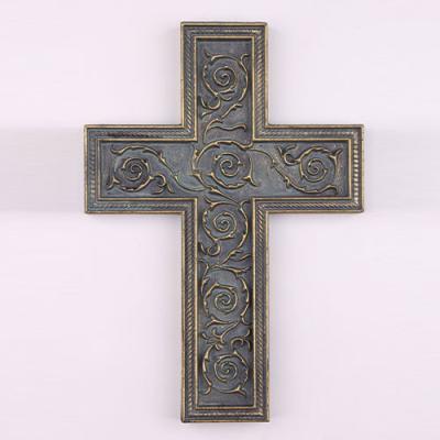 China Wall hanging wood cross for sale