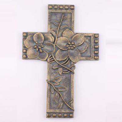 China Wall hanging wood cross for sale