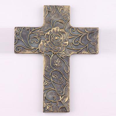 China Wall hanging wood cross for sale