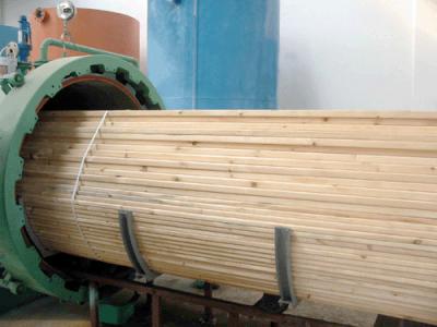 China Saturated Steam Wood Chemical Autoclave For Wood Treatment With CCA Fluid for sale