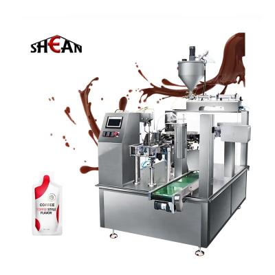 China Food Automatic honey yogurt sachet packaging machine soap liquid detergent shampoo premade bag doypack packing machine for sale