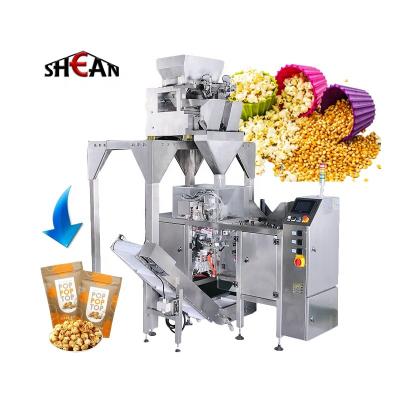 China Food Low Price vertical biscuits popcorn potato chips granular premade bag doypack packing machine pouch packaging machine for sale