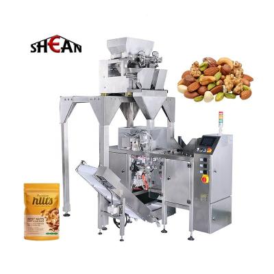 China Food Automatic rice coffee beans peanut nuts granular pouch zipper bag packing machine popcorn doypack packaging machine for sale