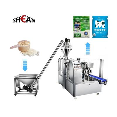 China Food Automatic Premade Bag Powder Packaging Machine Washing powder Zipper Pouch Doypack Packing Machine for sale