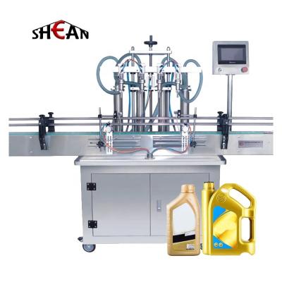 China Food New Semi Automatic Gear Iubricants Oil Motor Engine Oil Plastic Bottle Filling Machine for sale