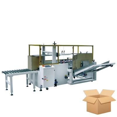 China Food Automatic food Shape Cardboard Box Carton Case Erector Machine Automatic unpacking machine for sale