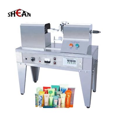 China Food Semi Automatic Manual Ultrasonic Plastic Aluminum Tube Sealer Sealing Machine For Cosmetic Cream Toothpaste for sale