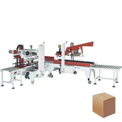 China Food Made in china fully Automatic Carton Edges Sealer Box Sealing Machine Carton Sealer for sale