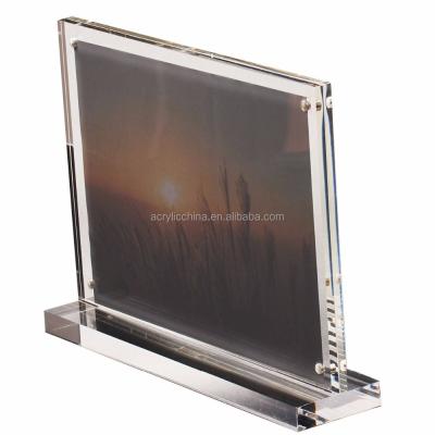 China Office & hotel & Aftermarket 6x9 Plexiglass Photo Frame , Magnetic Acrylic Photo Frames for sale