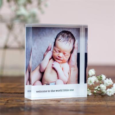 China Art Acrylic Block Painted Block New Design Acrylic Block Children Kids Gift Home Items Acrylic Block for sale