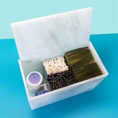 China Clear eyelash organizer box /eyelash tools organizer box/lashes with fancy box customized for sale