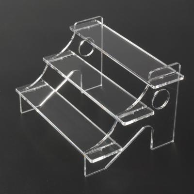 China 3 layers shelf/acrylic acrylic jewelry display rack/store fancy display rack for sale