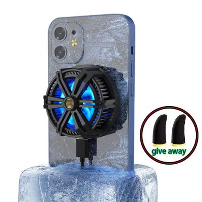 China 2022 New Design Product Adjustable Trending Semiconductor Heatsinks Phone Smart Fan Mobile Phone Cooler for sale