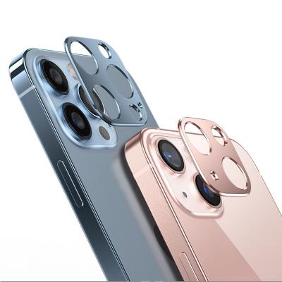 China Camera Aluminum Alloy Camera Protector HD Clear With Matching Color For Iphone 13 pro Max Camera Lens Metal Protector for sale