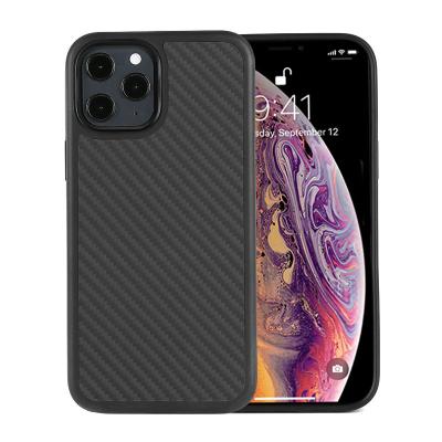 China Fashion Unique High Quality Custom Design Carbon Fiber Style Shockproof Protective Phone Case For iPhone XS 11 12 for sale