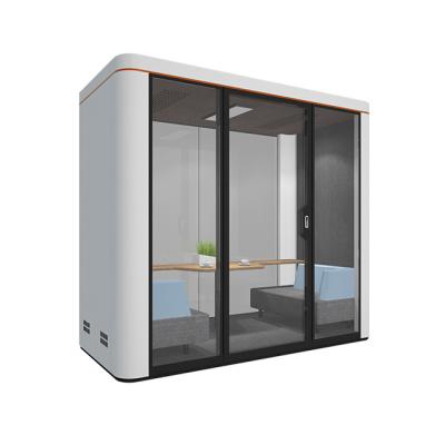 China (height) soundproof office pod soundproof office pod office telephone booth operating pod silence adjustable private outdoor office pod for sale